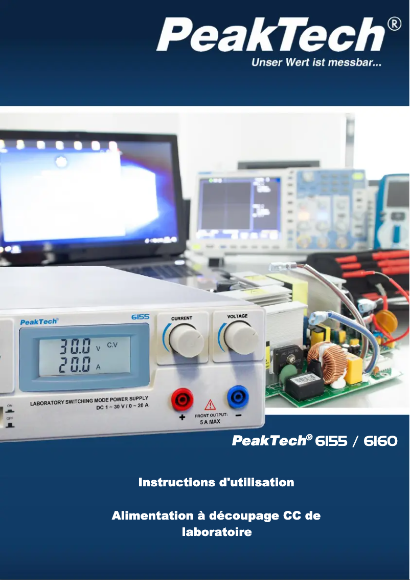 First page image of the manual for 6160