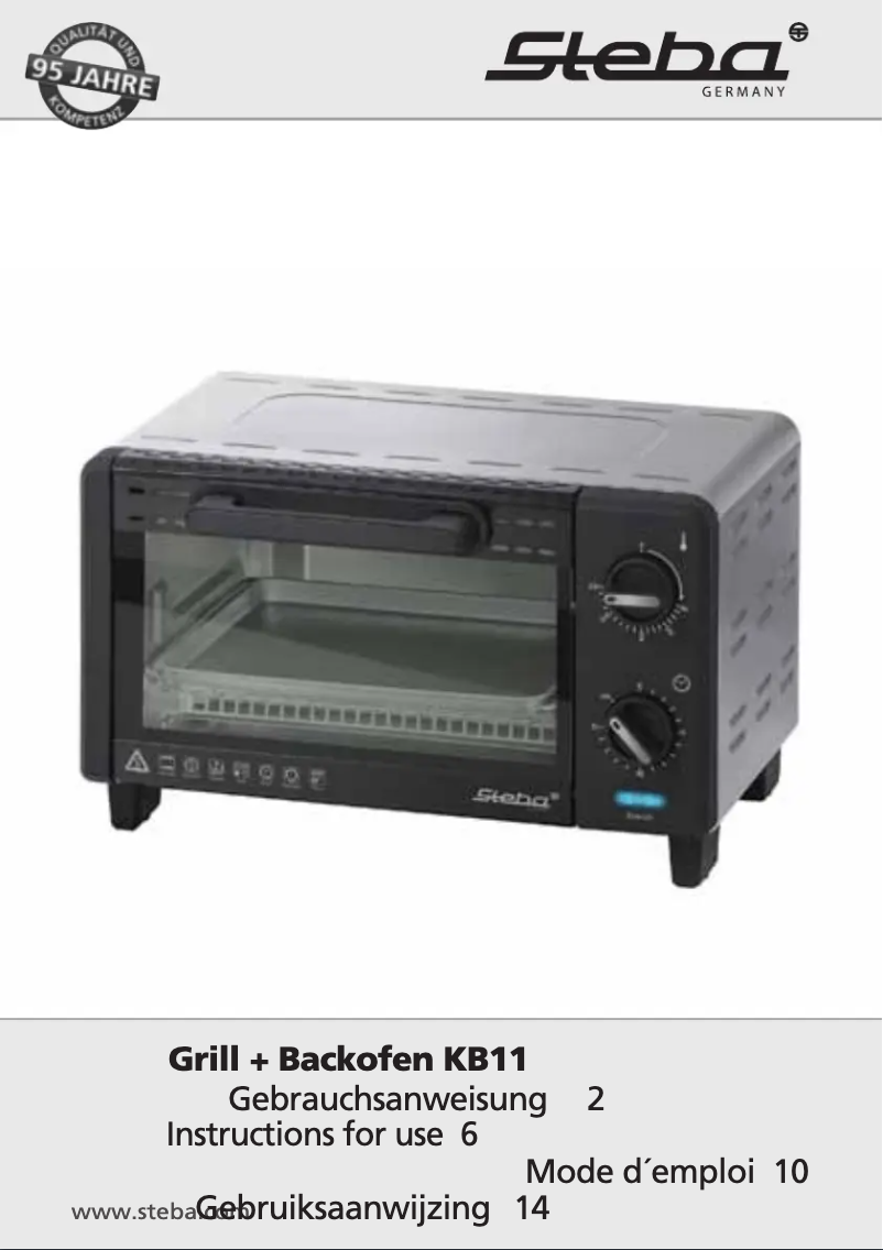 First page image of the manual for KB 11