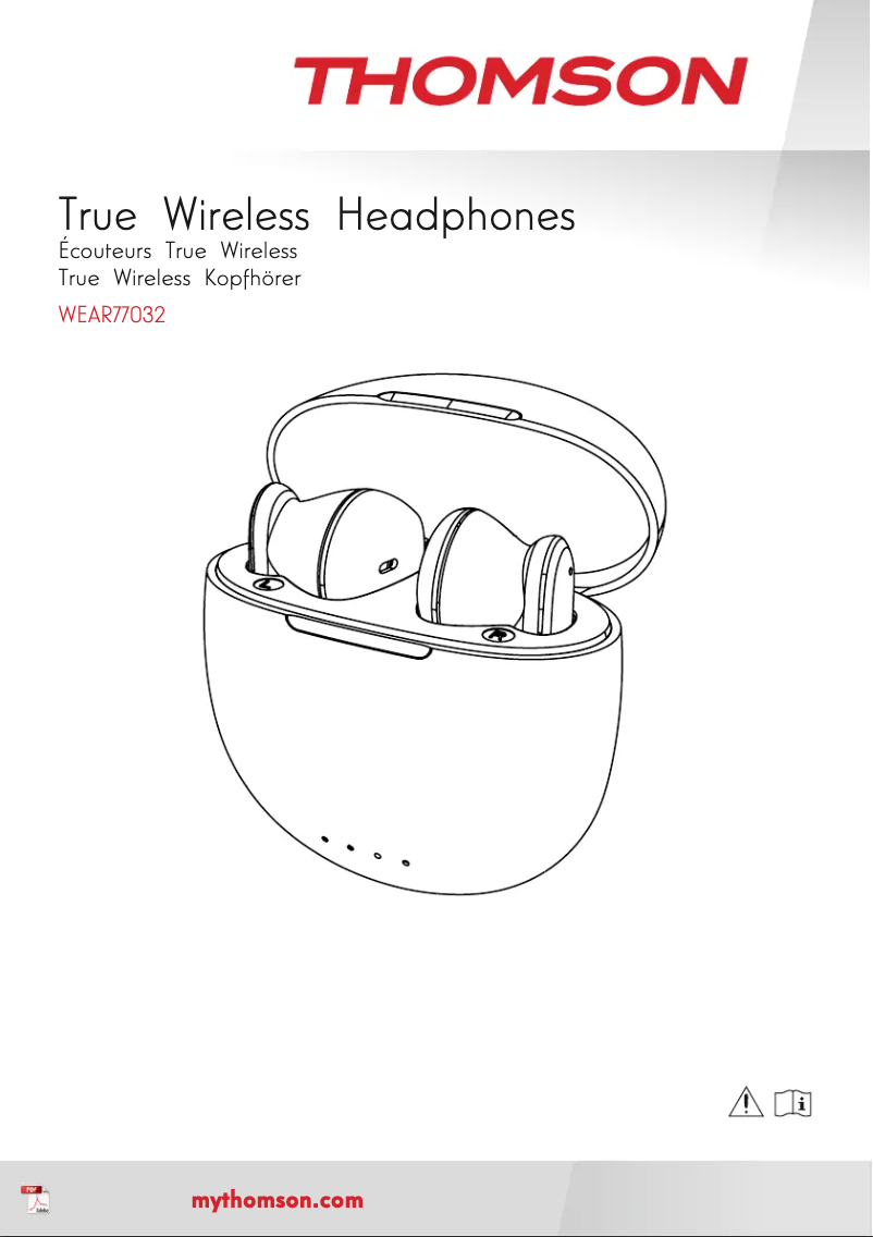 First page image of the manual for WEAR77032