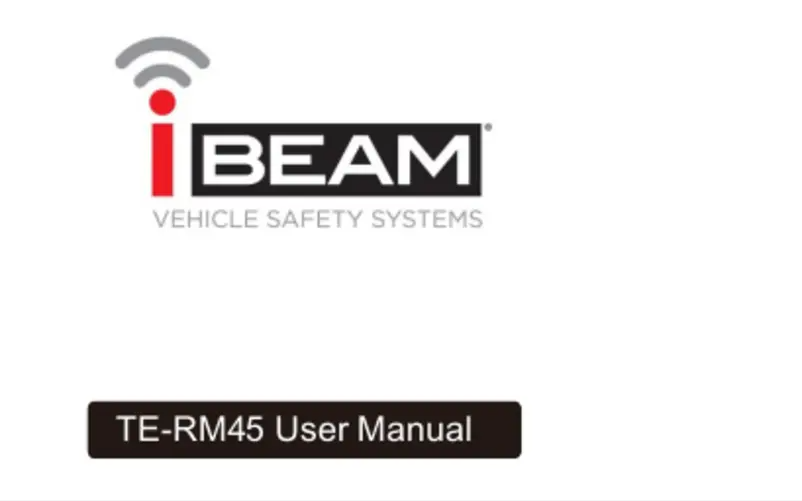 Page 1 of the manual User Manual iBEAM TE-RM45