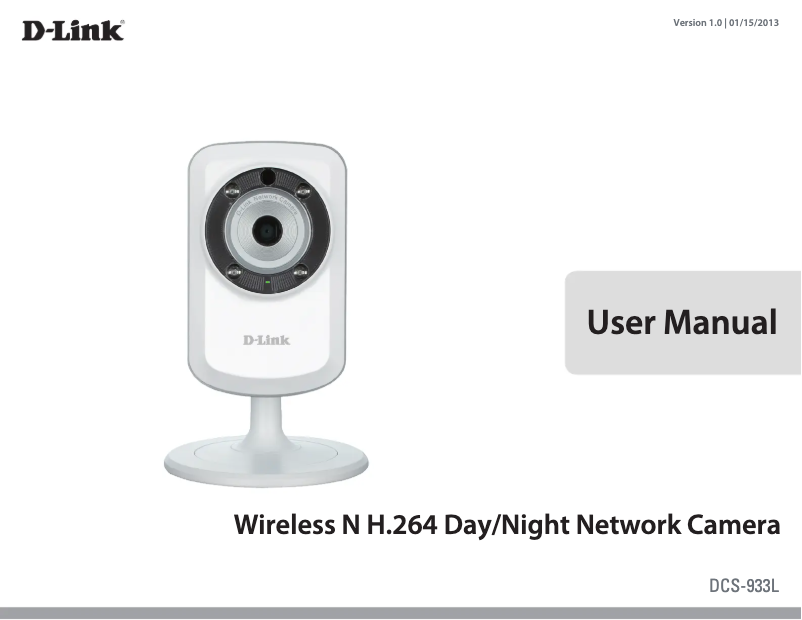 Page 1 of the manual User Manual D-Link N H.264