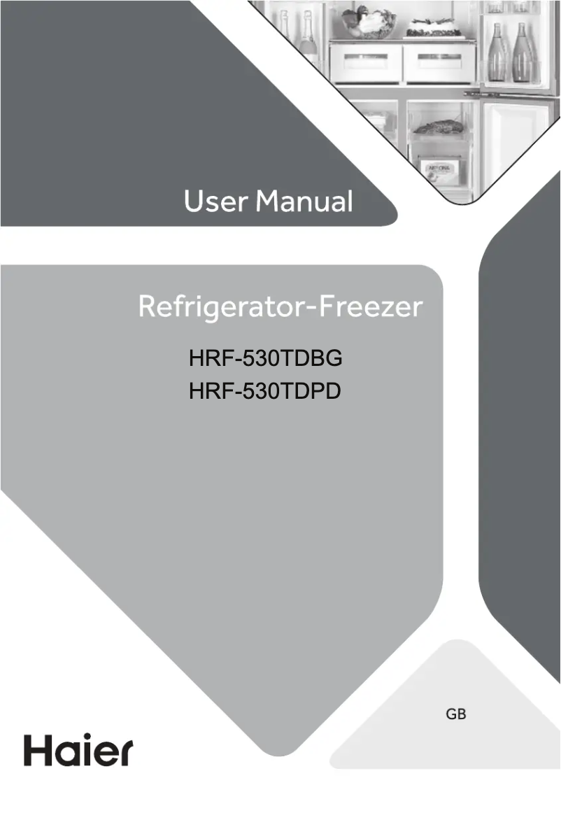 Page 1 of the manual User Manual Haier HRF-530TDBG