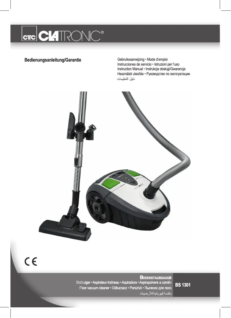 Page 1 of the manual User Manual Clatronic BS 1301