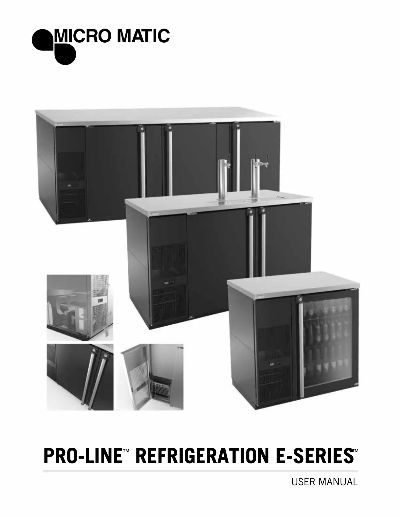 Page 1 of the manual Use and Maintenance Manual Micro Matic MDD23-E