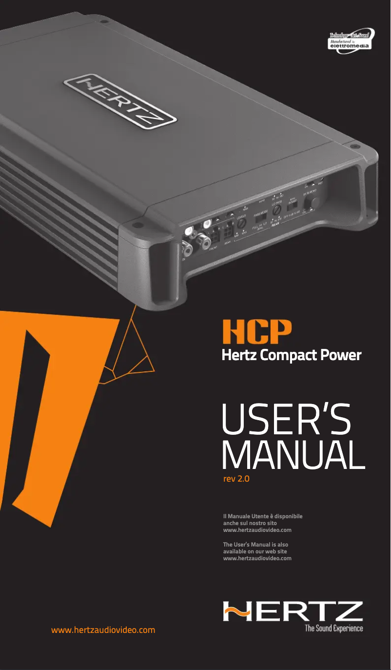 Image de la première page du manuel de l'appareil Compact Power HCP 1DK