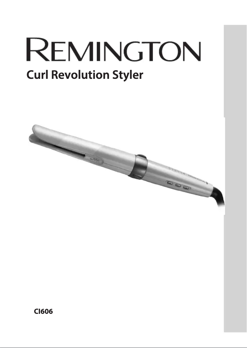 Page 1 de la notice Manuel utilisateur Remington CI606