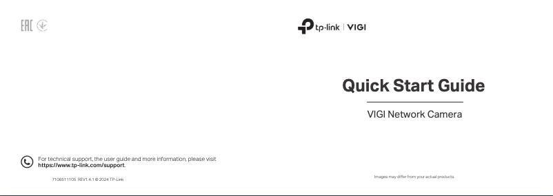 Page 1 of the manual Installation Guide TP-Link VIGI C385