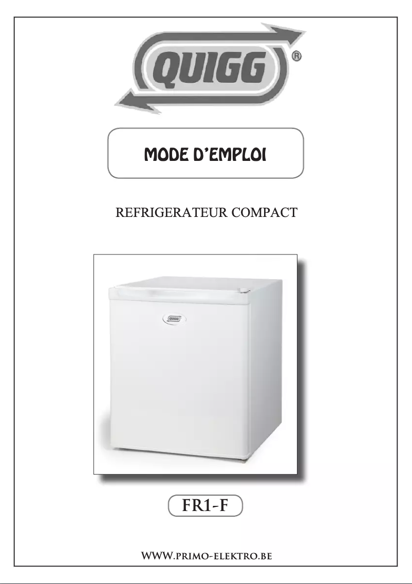 Page 1 of the manual User Manual Primo FR1
