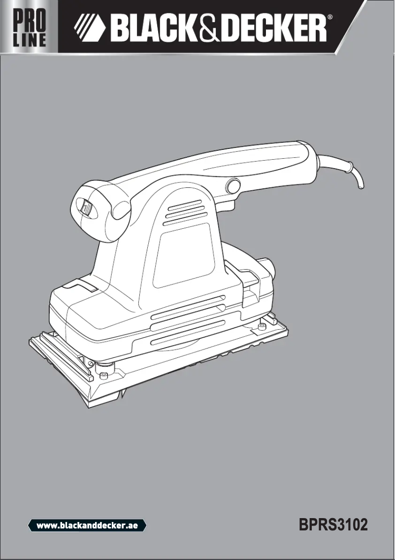 Page 1 of the manual User Manual Black & Decker BPRS3102