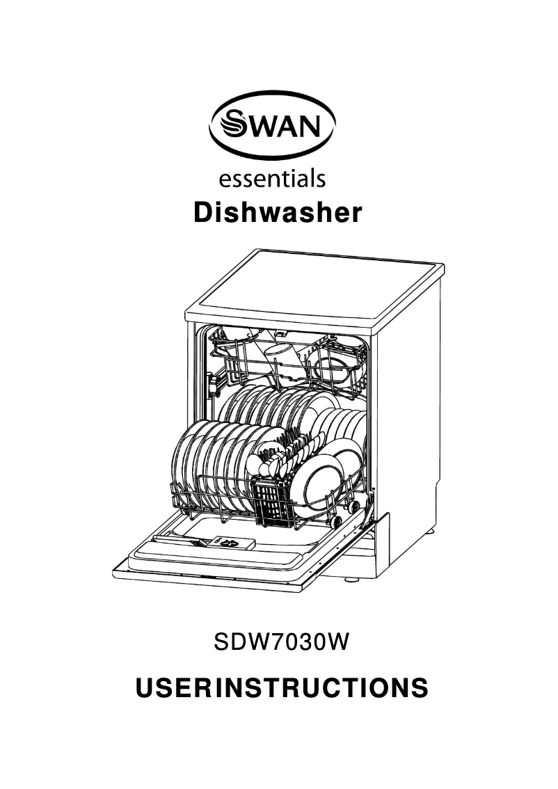 Page 1 of the manual User Manual Swan SDW7030W