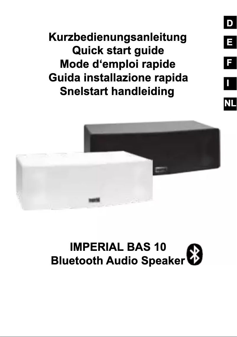 First page image of the manual for Imperial Bas 10