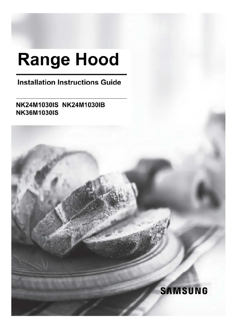 First page image of the manual for NK36M1030IS/UR