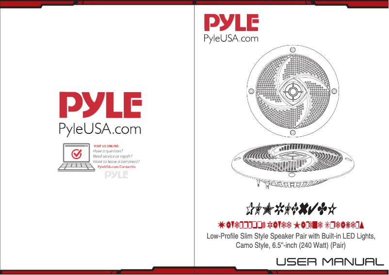 Page 1 of the manual User Manual Pyle PLMRLE64DK