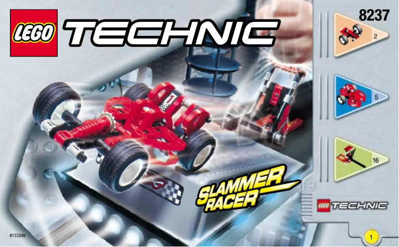 First page image of the manual for Slammer Racer