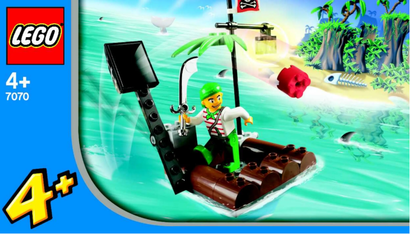 Page 1 of the manual User Manual Lego Catapult Raft