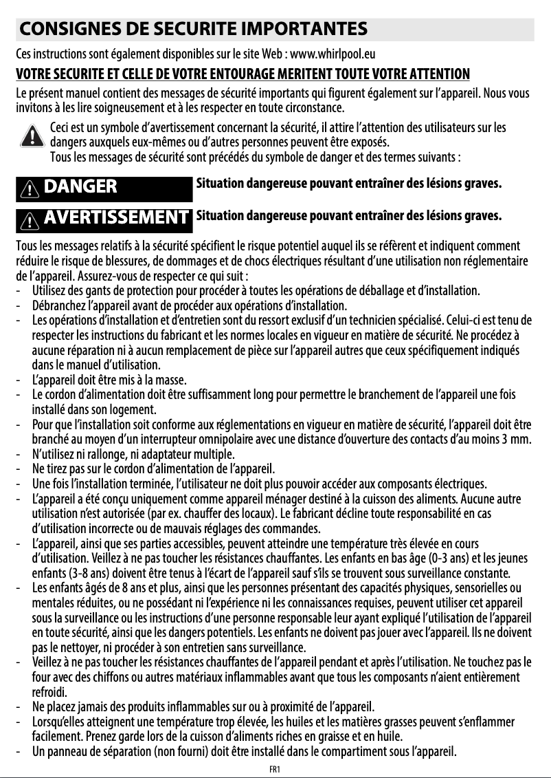 Page 1 of the manual User Manual Ignis AKS 818