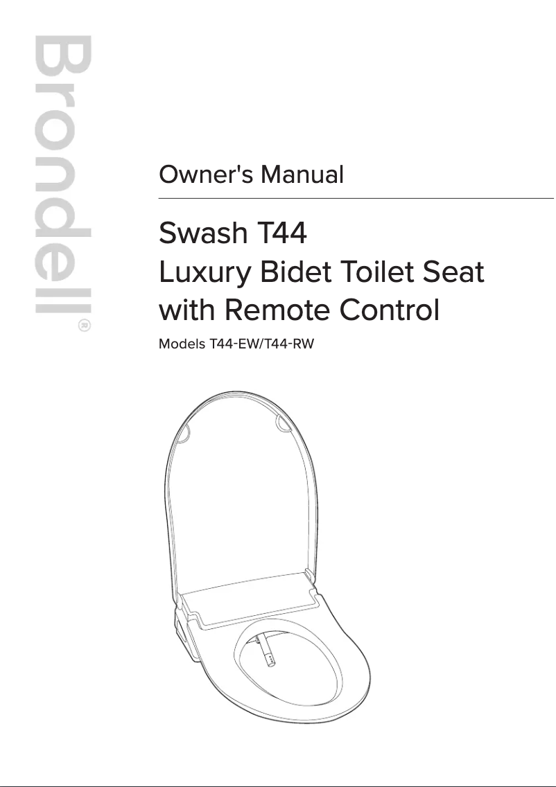 First page image of the manual for Swash Thinline T44-RW