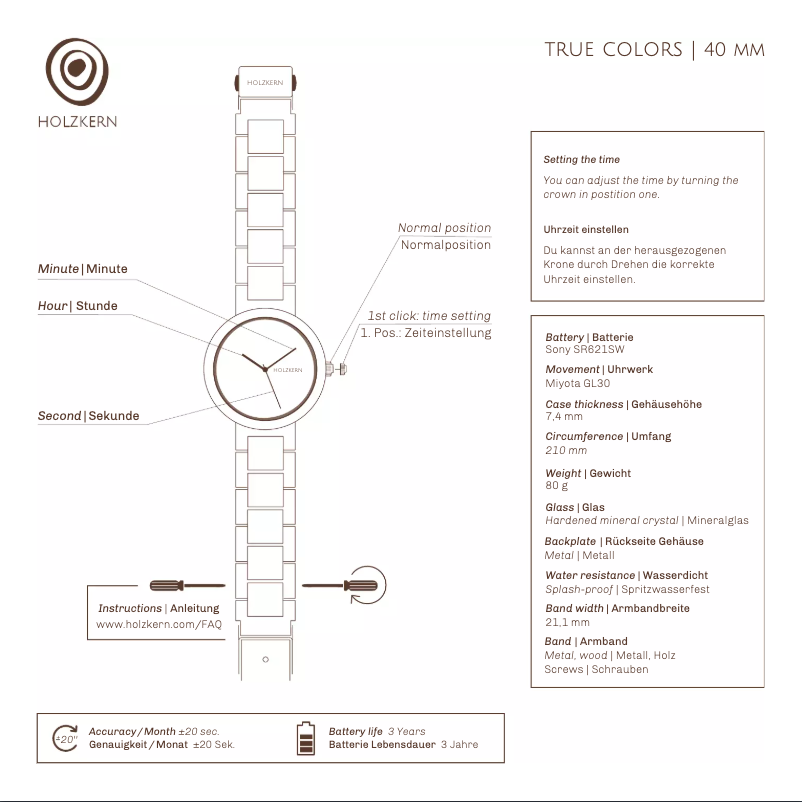 First page image of the manual for Der Philosoph
