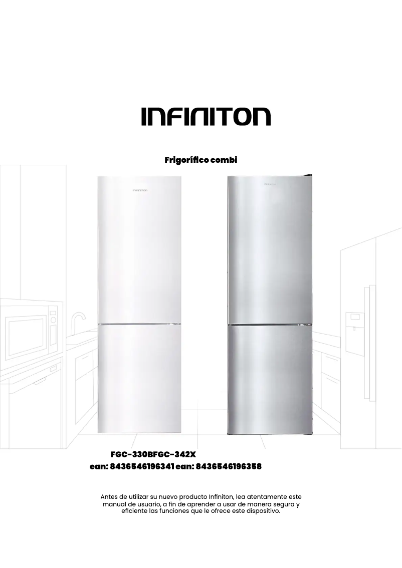 Page 1 of the manual User Manual Infiniton FGC-340B