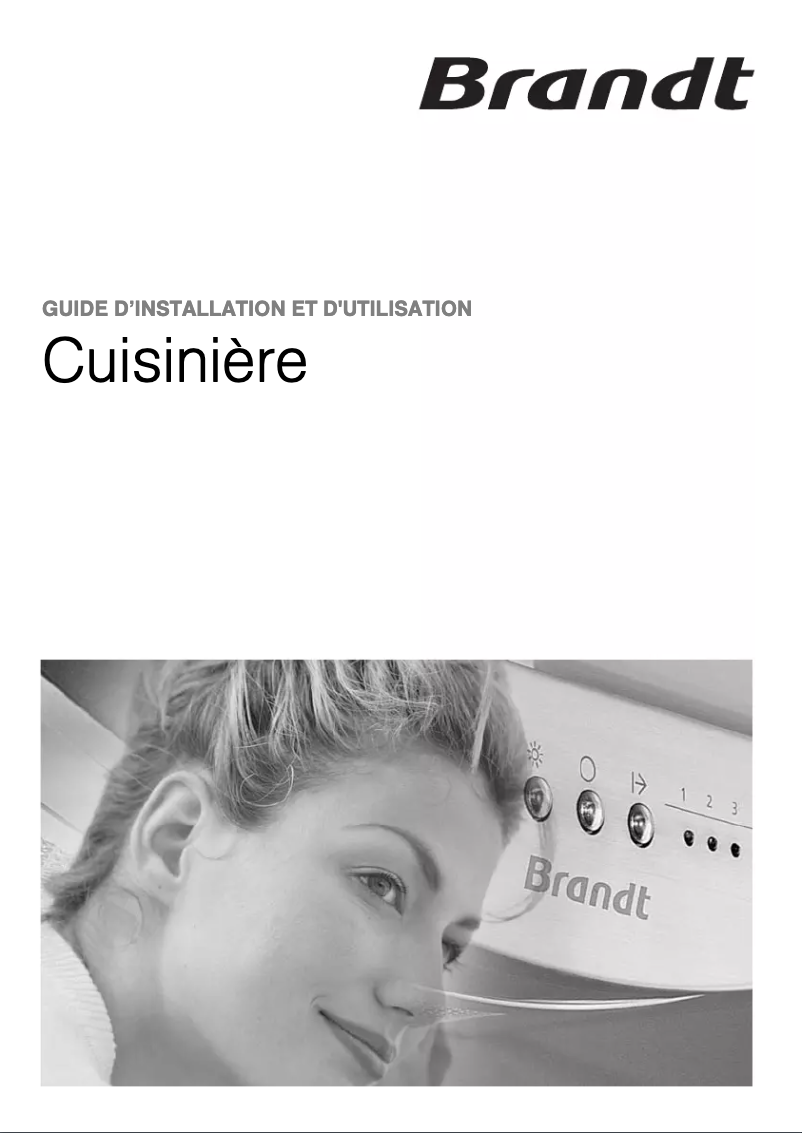 Page 1 of the manual User Manual Brandt KIP1110A