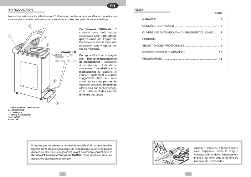 First page image of the manual for LB CTS 100 T