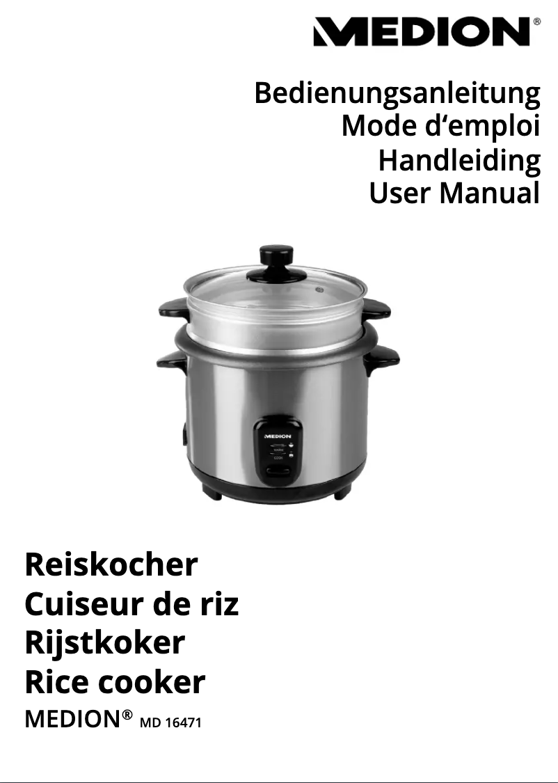 First page image of the manual for MD 16471