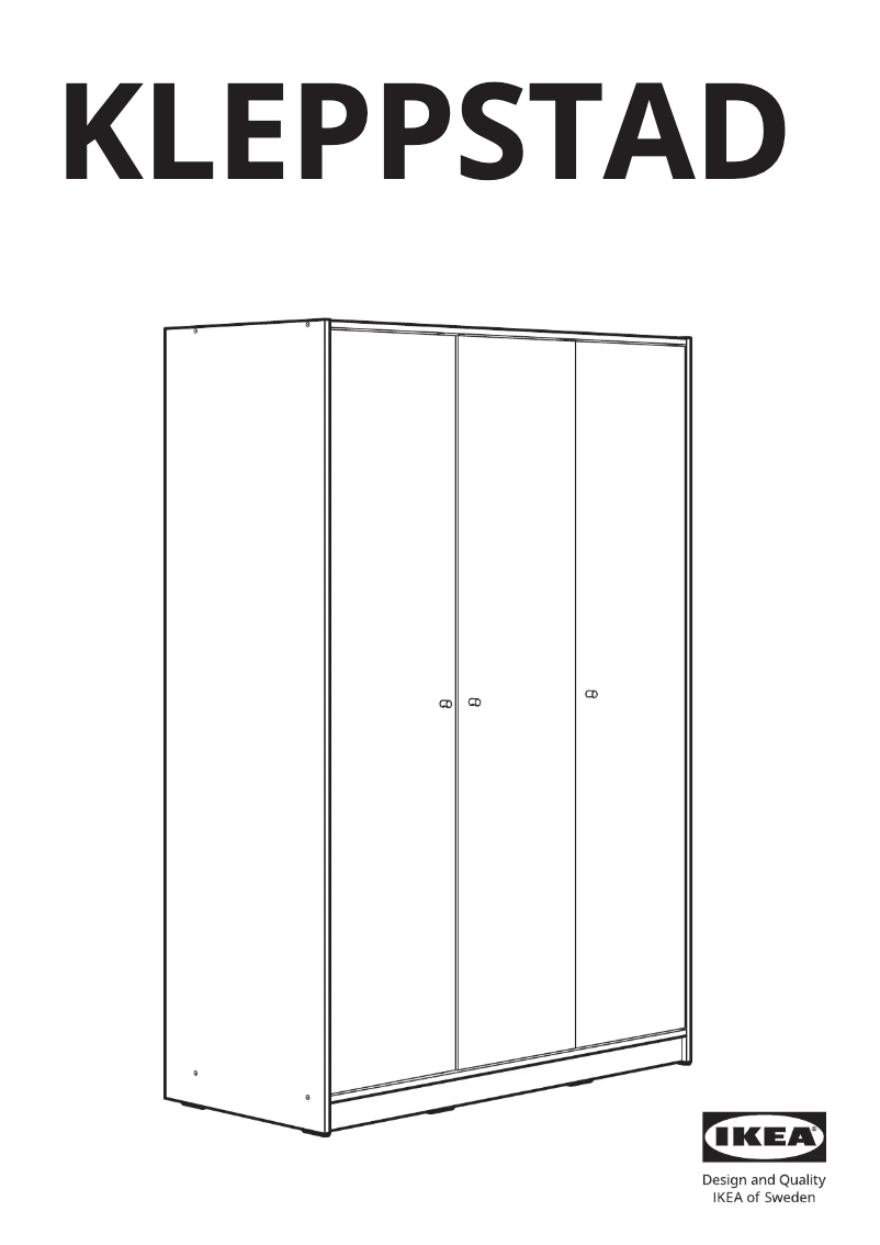 First page image of the manual for KLEPPSTAD 204.417.57