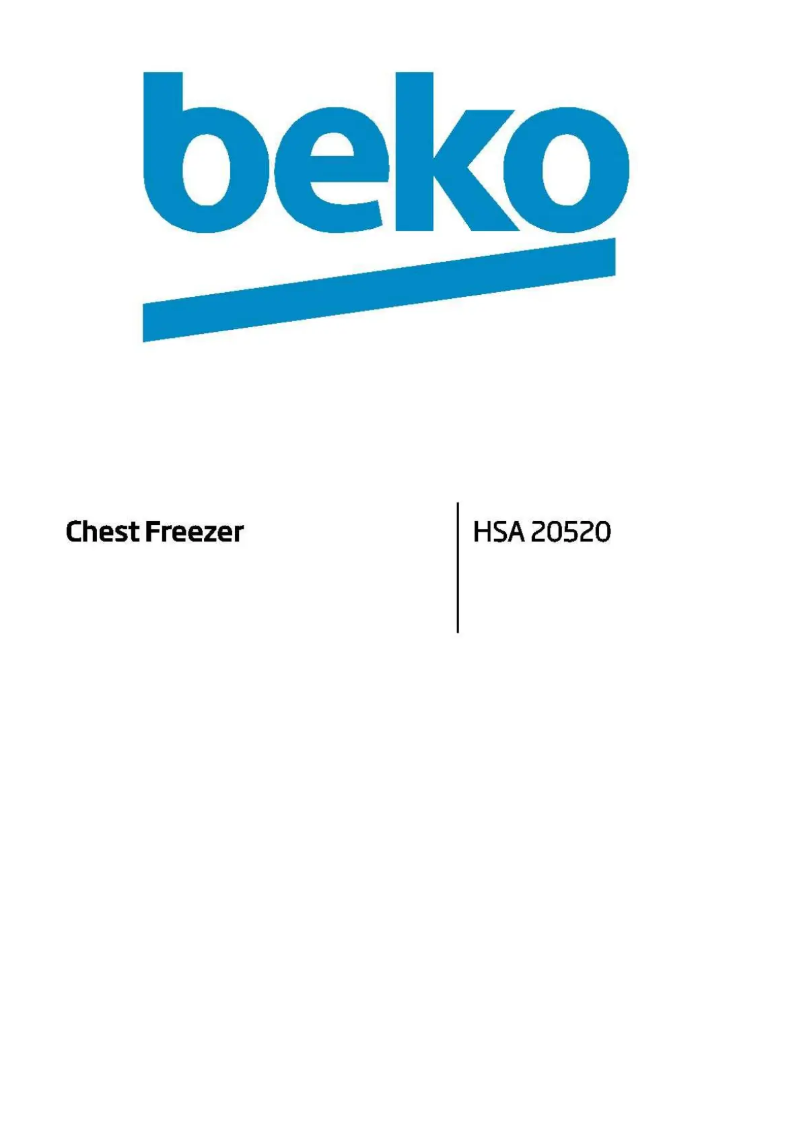 First page image of the manual for HSA 20520