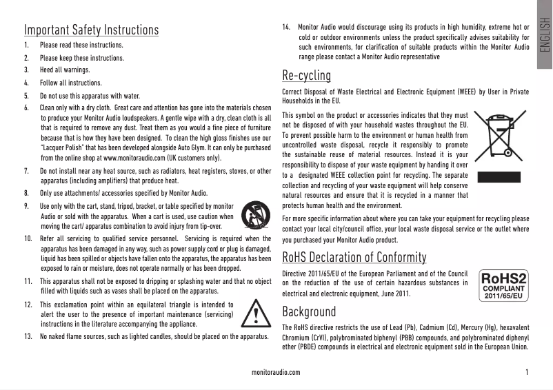 First page image of the manual for MR Centre