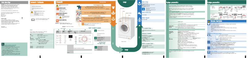 First page image of the manual for WAE28365FF
