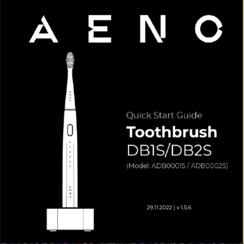 First page image of the manual for DB1S