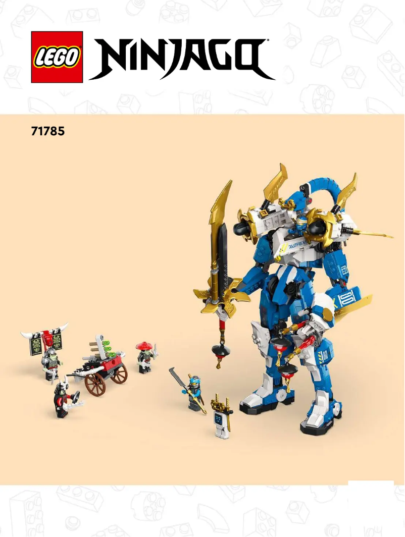 First page image of the manual for Ninjago 71785