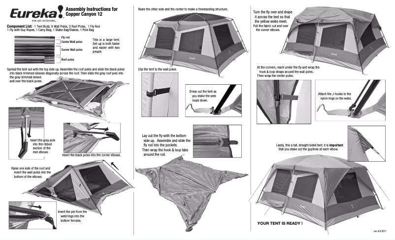 First page image of the manual for Copper Canyon 12