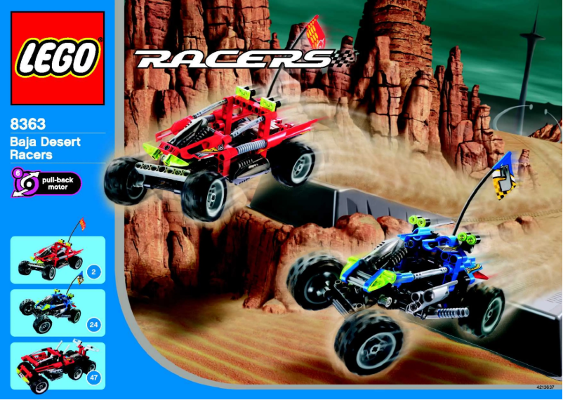 Page 1 of the manual User Manual Lego Baja Desert Racers