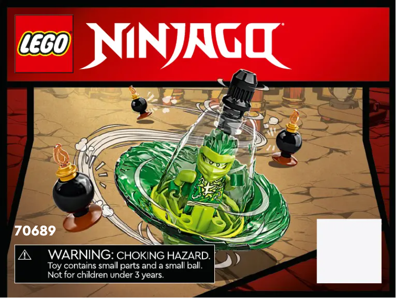 First page image of the manual for Ninjago 70689