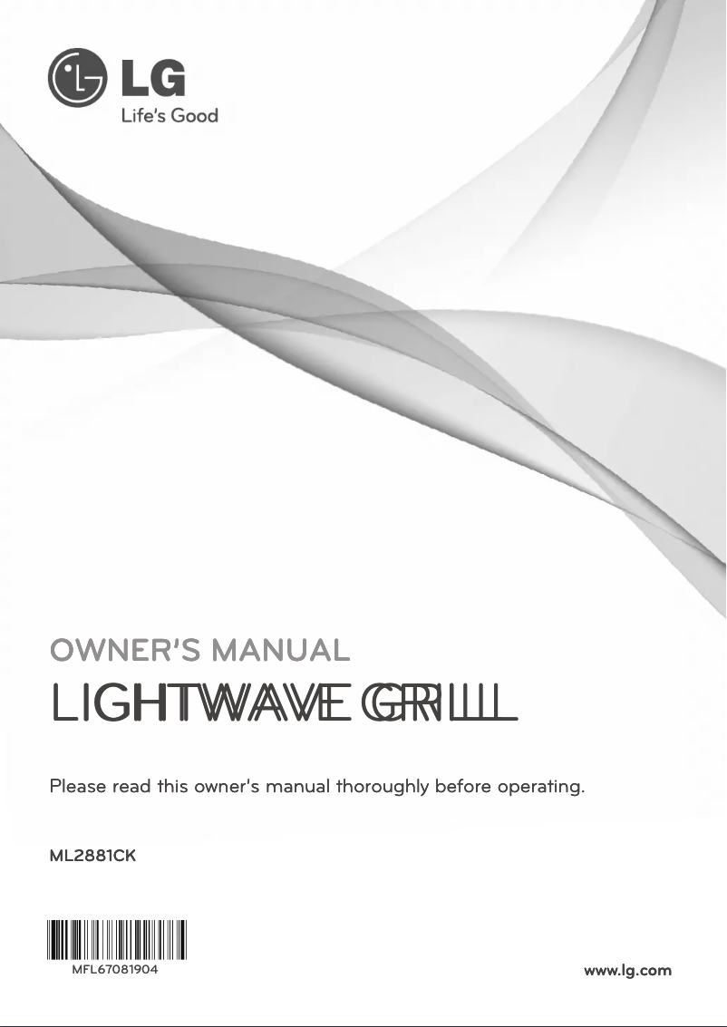 First page image of the manual for ML2881