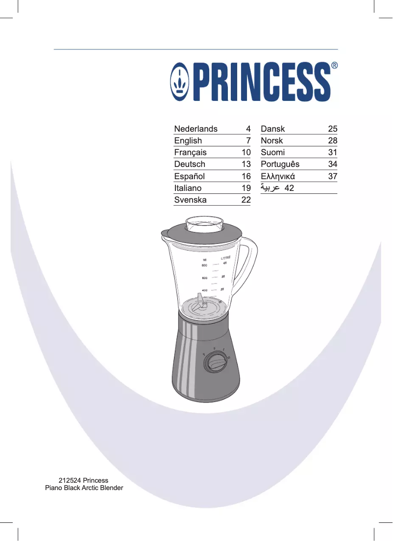 Image de la première page du manuel de l'appareil Piano Black Arctic 212524