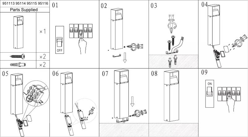 First page image of the manual for Monfero