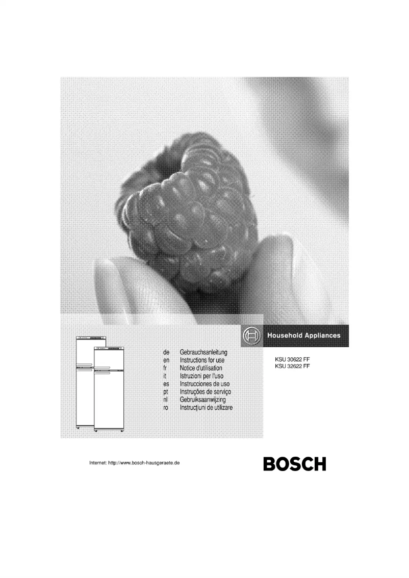 Page 1 of the manual User Manual Bosch KSU30622FF