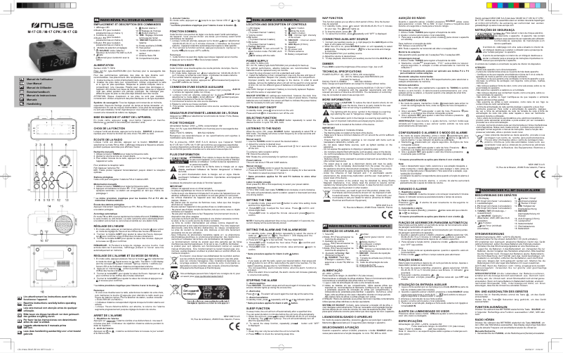 Page 1 of the manual User Manual Muse M-17 CB