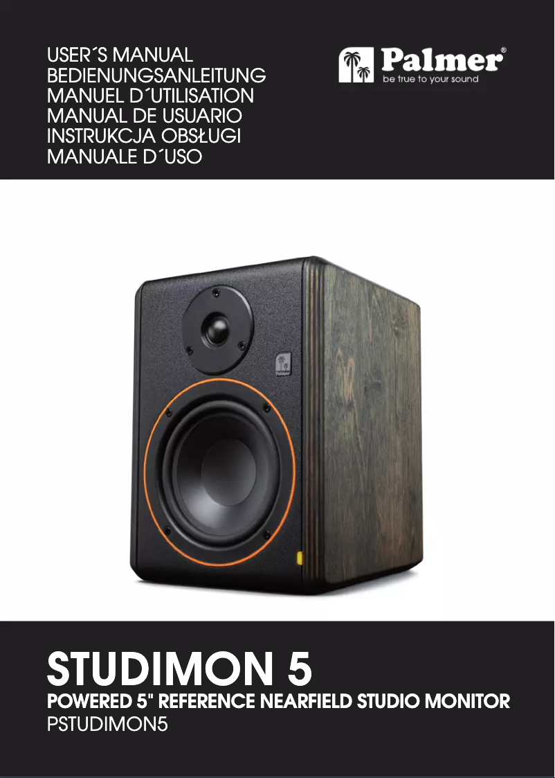 Page 1 of the manual User Manual Palmer Studimon 5