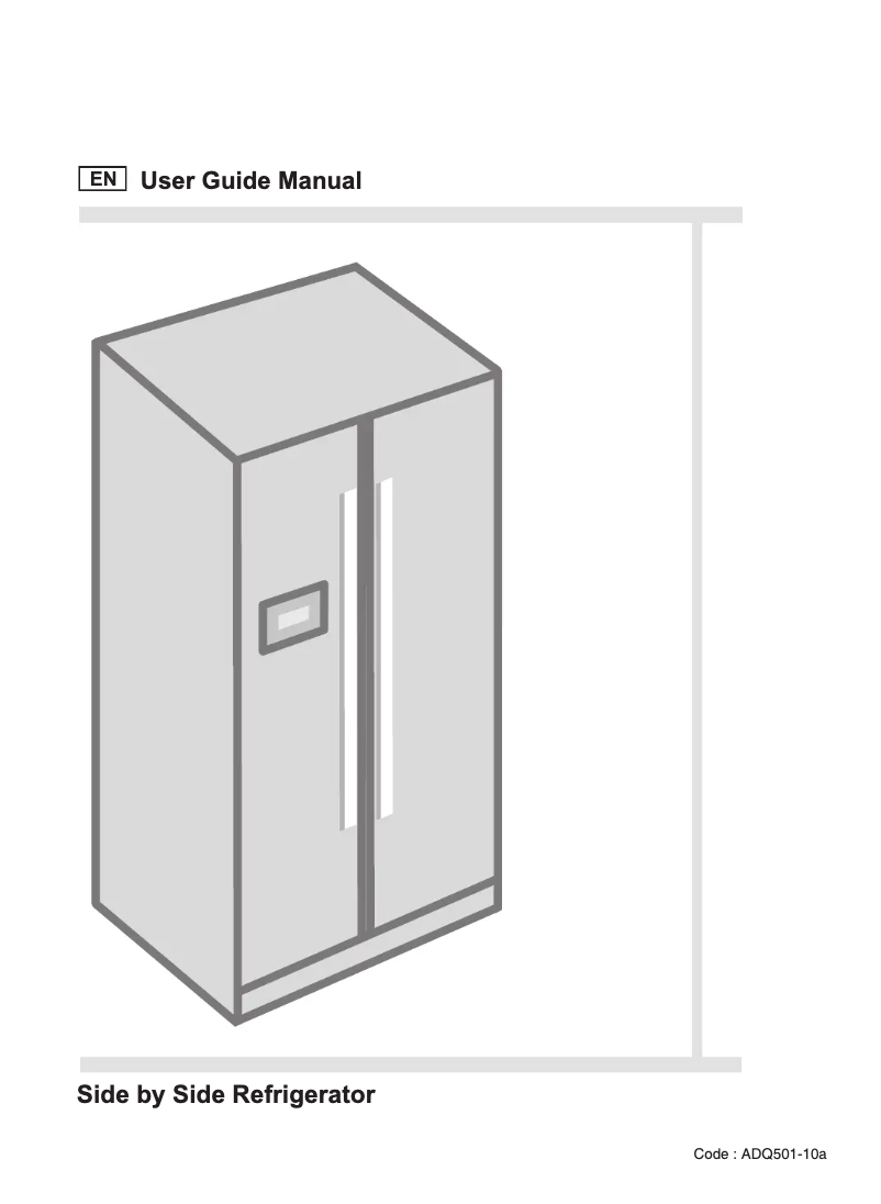 Page 1 of the manual User Manual Gorenje NRS9182CBBK