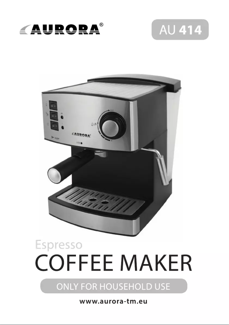 First page image of the manual for AU 414