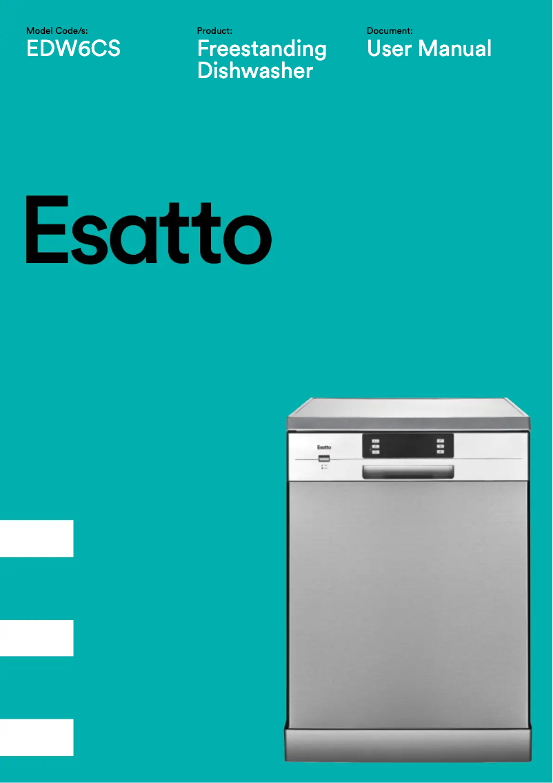 Page 1 of the manual User Manual Esatto EDW6CS