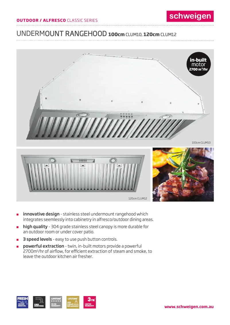 First page image of the manual for CLUM12