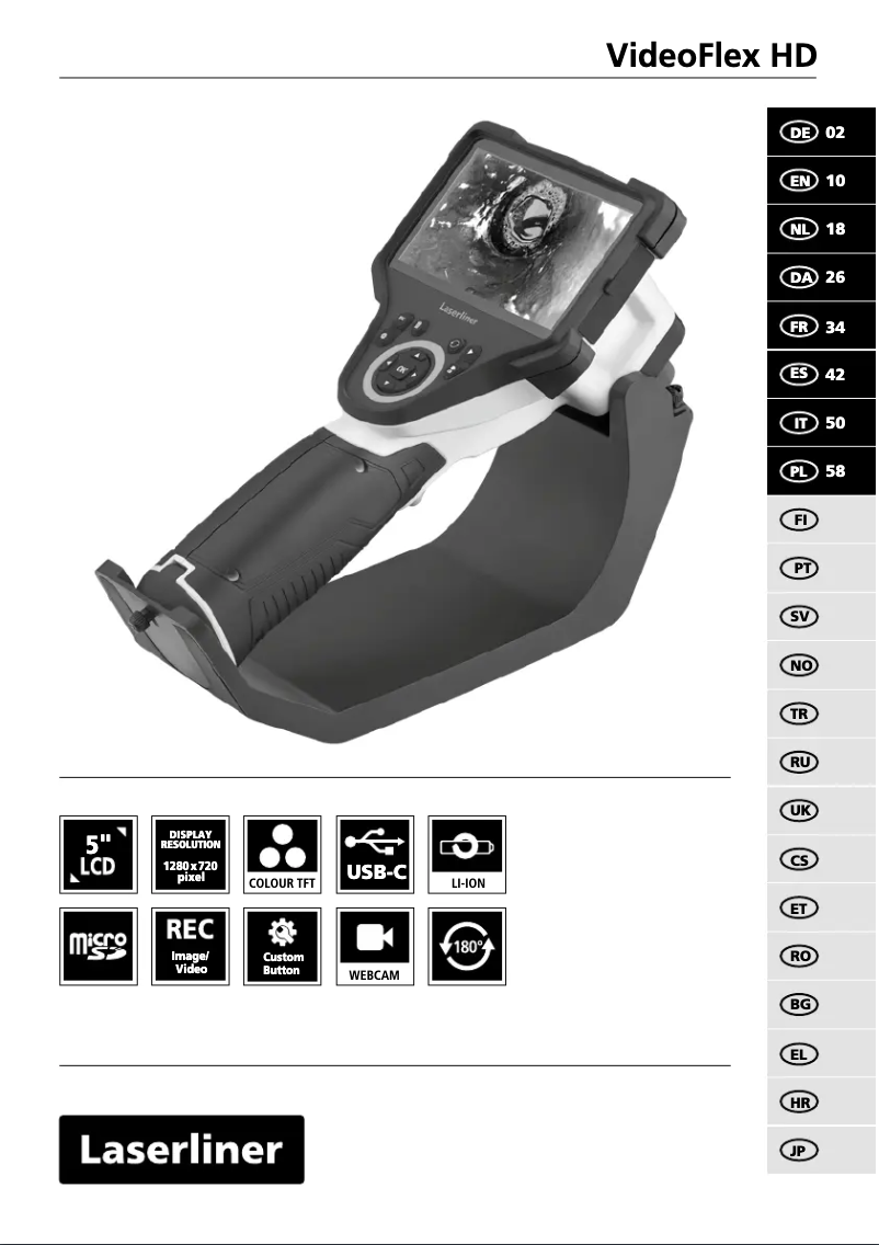 Page 1 of the manual User Manual Laserliner HD DuoCamera