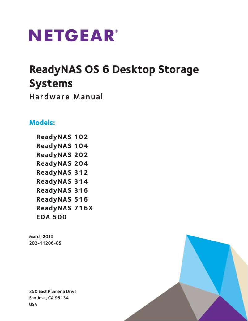 Page 1 de la notice Manuel utilisateur Netgear RN10400-100EUS