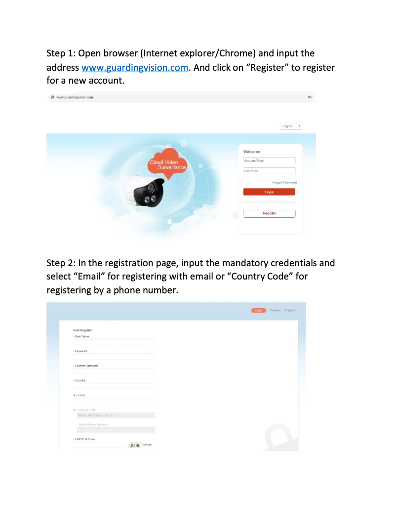 First page image of the manual for ENVR104