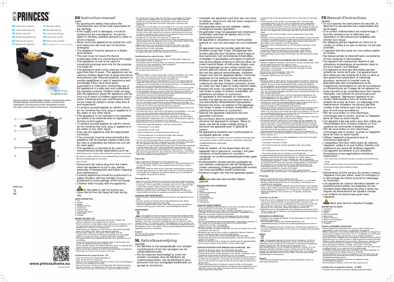 Page 1 of the manual User Manual Princess 182725