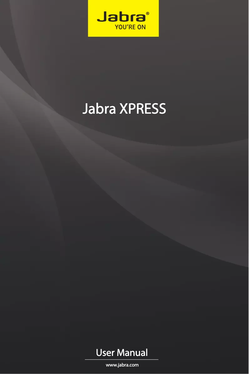 First page image of the manual for Xpress